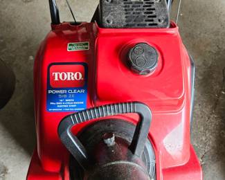 $150 Toro power clear 518ZE 18 inch with four cycle Snow blower