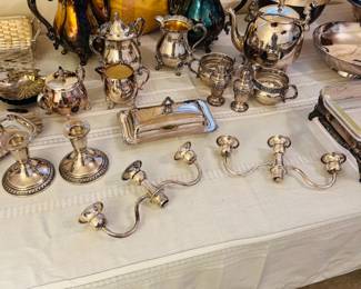 Assorted silverplate