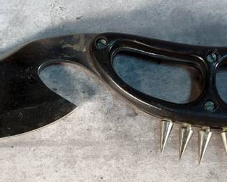 Cobra Spiked Knuckle Knife, 5" Blade