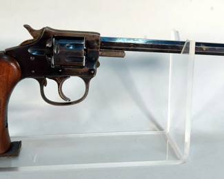 Harrington & Richardson 1906 Trapper .22 RF 7-Shot Revolver SN# 120587, Double Action, SN# Is Under Grip
