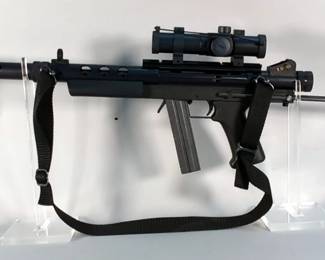 Feather AT 22 .22 LR Rifle SN# B13992, Collapsible Stock, Bushnell Trophy Red Dot Sight, Nylon Sling, With Box