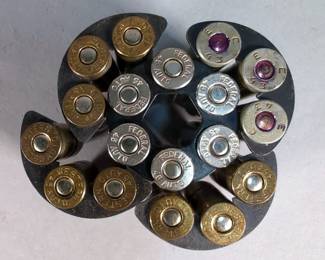 Federal And Western .45 Cal Ammo, Approx 40 Rds, In Full Moon, Half Moon, And 1/3 Moon Clips
