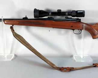 Winchester 70 .270 Win Bolt Action Rifle SN# G963251, Bushnell High Contrast Optics Scope, Leather Sling, In Orig Box