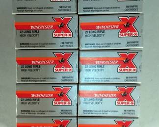 Winchester Super-X And Federal .22 LR Ammo, Approx 907 Rds
