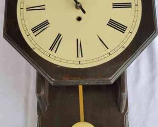 Herschede Schoolhouse Pendulum Wall Clock