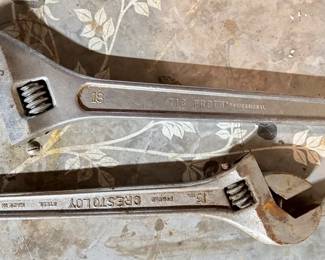 Proto 718 Crestoloy Adjustable Wrenches