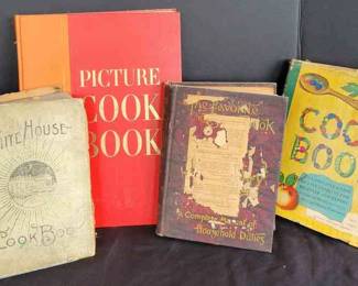 Food For The Hungry 1896, White House Cookbook 1909, And More Vintage Cookbooks