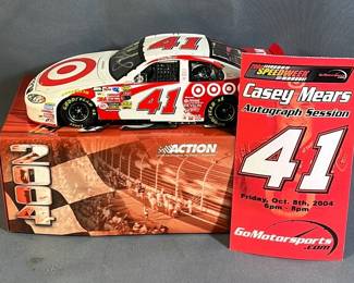 Action Racing Collectables 1:24 Scale Diecast Casey Mears (#41) Autographed 2004 Intrepid, In Box