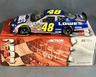 Action Racing Collectables 1:24 Scale Diecast Jimmie Johnson (#48) Autographed 2004 Monte Carlo, In Box