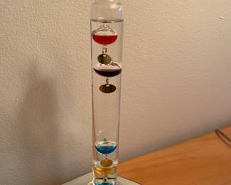 Galileo's Thermometer? Maybe one of his in-laws?
