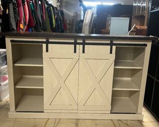 Modern Farmstyle tv stand $200