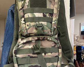 Military hydration backpack $50