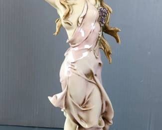 Giuseppe Armani "Lilac And Roses" Signed Sculpture, 17" Tall