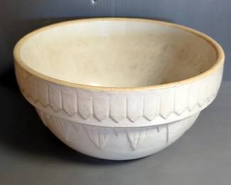 Antique Stoneware Pottery 11.5" Mixing Bowl