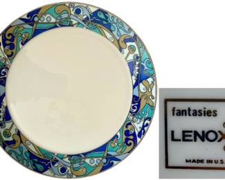 Lenox set of 5 Dinner plates “Fantasies”