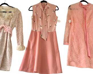 Trio of PINK GIRLS including a FIREFLY PRINT Dress and a Girly Mini