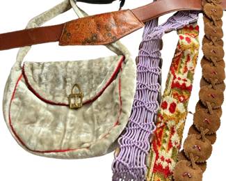 Vintage Handbags and Belts