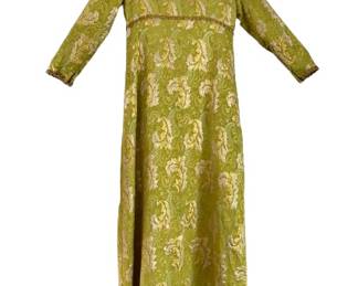 Brocade 1970s Gown
