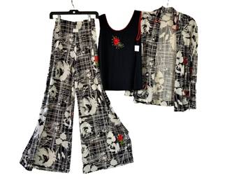 Groovy 3 pc bellbottom set