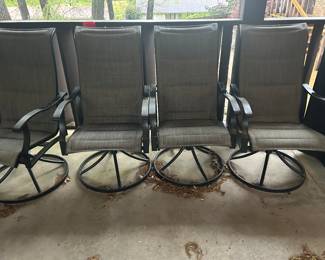 Set of outdoor chairs