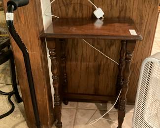 Nice small occasional table & cane