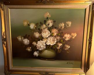S. Henry framed oil on canvas - stunning!