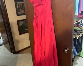 Vintage Victor Costa taffeta gown - small size probably 4/6