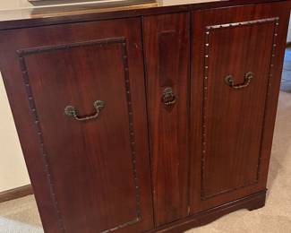 Antique stero cabinet