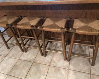 Four under counter stools