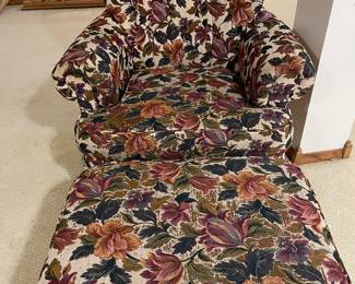 Vintage floral chair