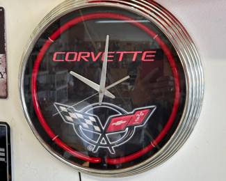 Corvette clock