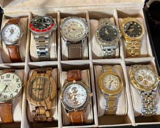 Large selection of men’s watches