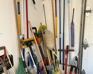 Lots of garden tools