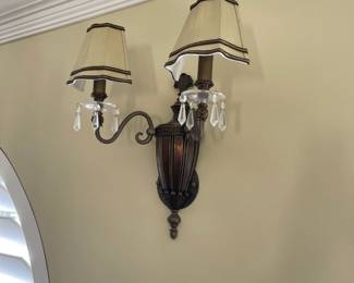 Wall sconces galore! 