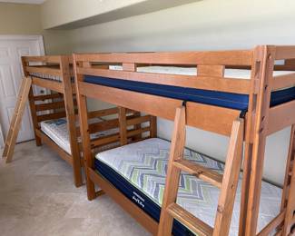 Pair of bunk beds 