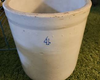 4 gal stoneware crock 