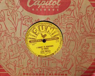 Capitol Records Elvis, Mystery Train & I forgot to Remember. 