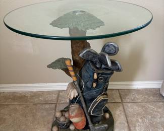 Unique Golf Glass Table.