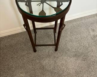 Glass Compass Table.
