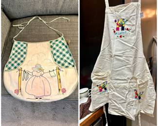 Cute clothespin apron and kitchen apron 