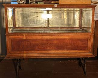 Turn of the Century Humidor Display Case - Used for selling cigars.