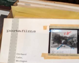 Box of Portafilms - The newspaper use to use these pictures to print in there articles.