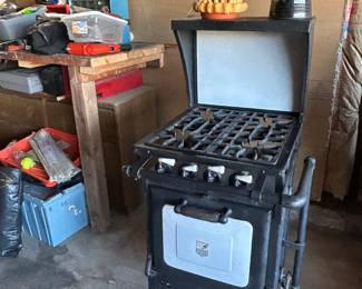 A-B Battle Creek antique stove.
