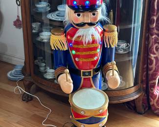 Large animated nutcracker with lights and music, 2 available, 1 new in box