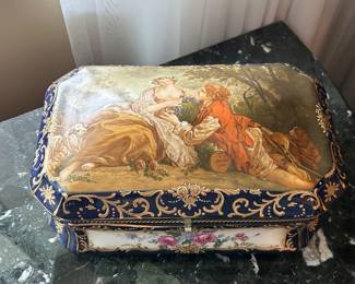Sevres style jewelry box