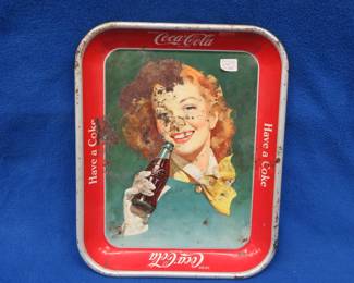 Lot 339. Vintage metal Coca-Cola serving tray