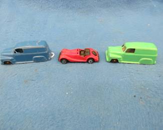 Lot 422. Three metal children's toy cars