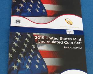 Lot 298. 2015 P and D US Mint Uncirculated Coin Sets