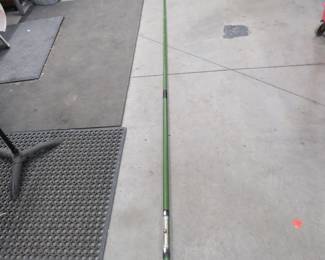 Lot 40. South Bend 18' 6" collapsible fishing pole.  Collapses down to 51".  One end cap missing.