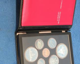 Lot 314. 1982 Canadian Proof Set. The dollar is 50% silver